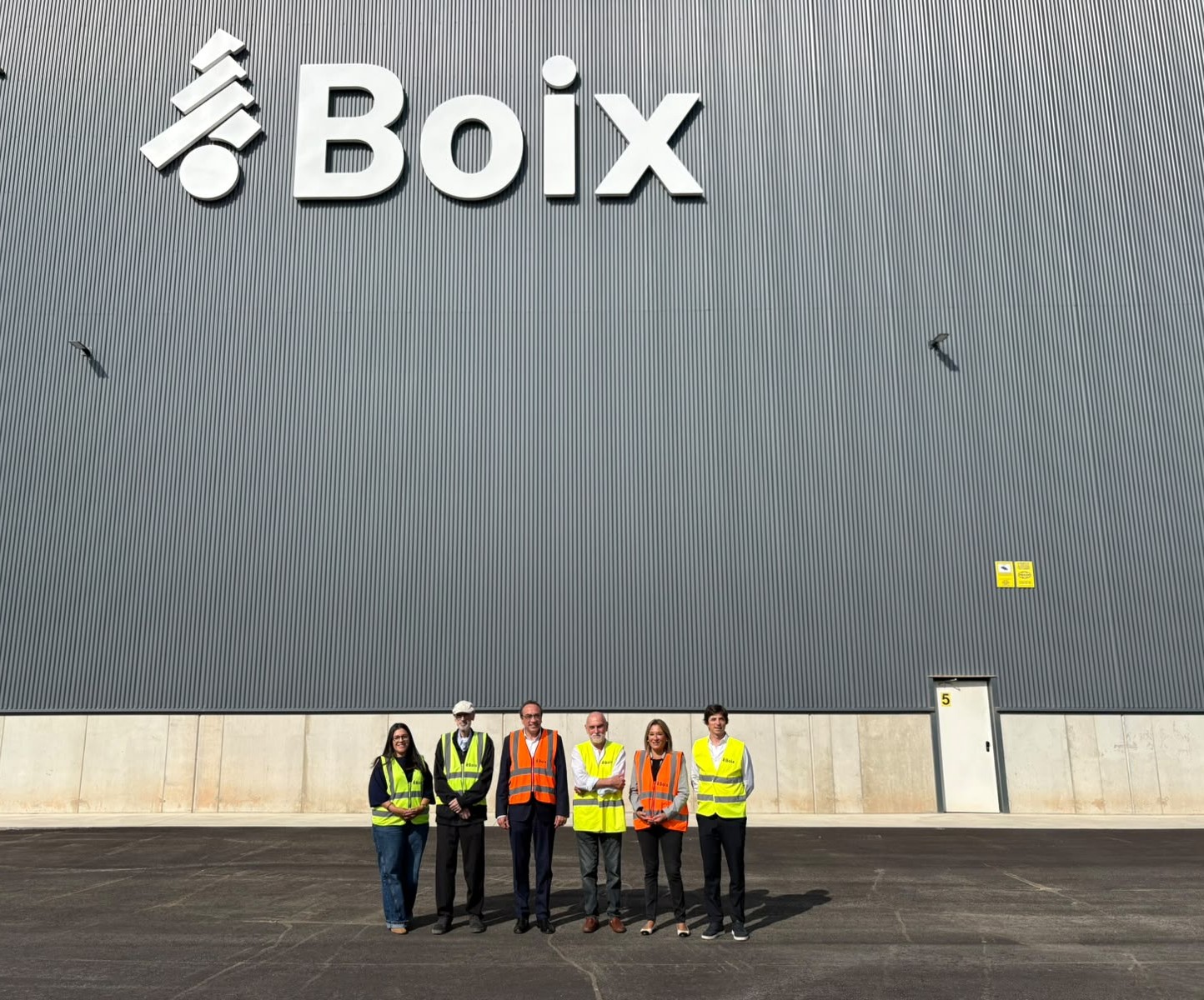 Josep Rull, visits Grup Boix