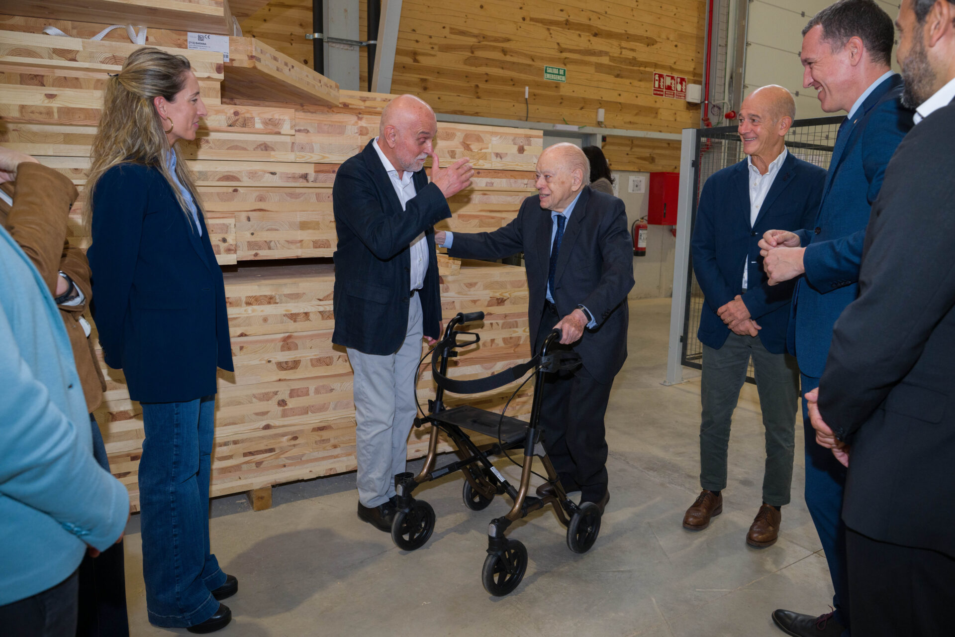 Grup Boix inaugura la seva nova planta de CLT a Puig-reig amb la presència de representants institucionals i empresarials